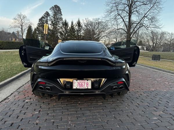 Rear view with doors open